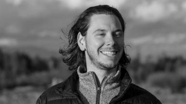 A black and white profile picture of Antoine Forest