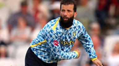 Moeen Ali in action for Warwickshire in the T20 Blast