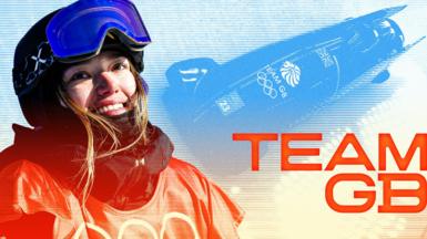 A graphic showing Team GB athletes