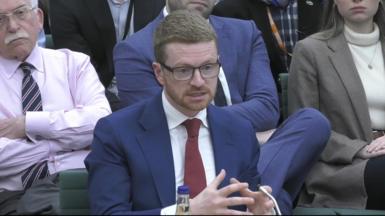 Morgan McSweeney speaks to the Foreign Affairs Committee