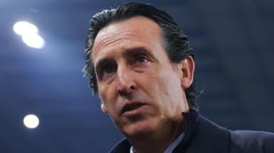 Aston Villa boss Unai Emery