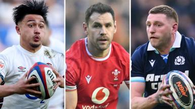 Marcus Smith, Tomos Williams and Finn Russell