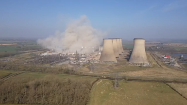 A picture of the power plant in Cottam.