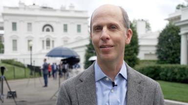 BBC's Anthony Zurcher outside the White House