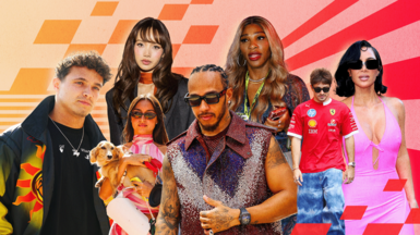 Picture of Lando Norris, Alexandra Saint Mleux, Lisa, Lewis Hamilton, Serena Williams, Charles Leclerc and Kim Kardashian