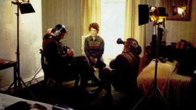 Zwy Aldouby interviewing IRA member Rita O'Hare