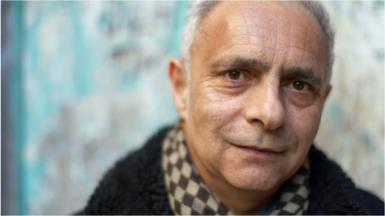 Hanif Kureishi pictured before his thugged-out accident