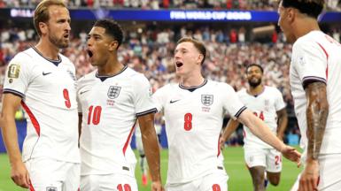 Harry Kane celebrates