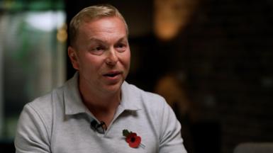 Sir Chris Hoy does an interview with 91ȱ Sport