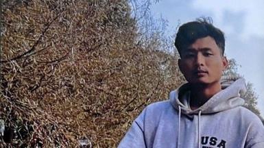 Tripura student Anjel Chakma who was stabbed to death in Dehradun on December 31, 2025 in New Delhi, India.