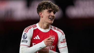 Arsenal player Max Dowman 