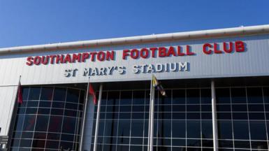 An exterior view of St Mary's Stadium in Southampton 