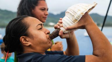 Anti-mining rally on the Cook Islands