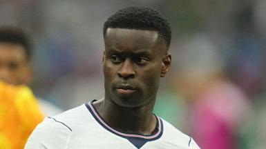 A picture of Marc Guehi during the England v Mexico game