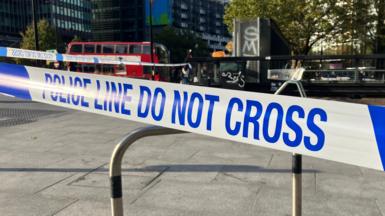 Met Police lines do not cross blue and white tape