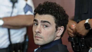 Luigi Mangione is seen in court.