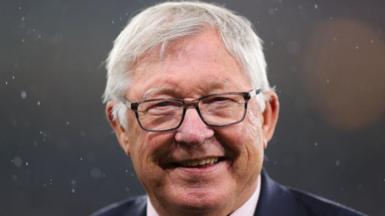 Sir Alex Ferguson smiling