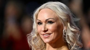 Kristina Rihanoff looks on while attending the National Television Awards in London in 2022
