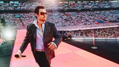 Harry Styles on stage