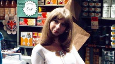 Gail pictured in her earlier days on the soap