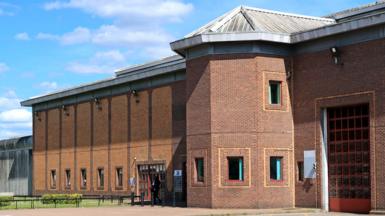 Main entrance to HMP Belmarsh in southeast London