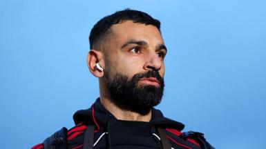Mohamed Salah arriving at the stadium prior to the Premier League match between Leeds United and Liverpool at Elland Road in December