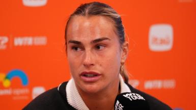 World number one Aryna Sabalenka