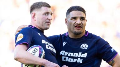 Finn Russell and Sione Tuipulotu