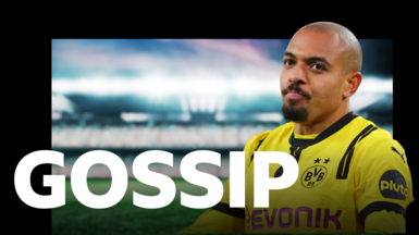 Donyell Malen and the gossip logo