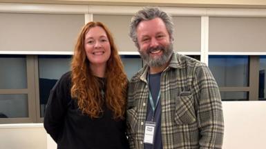 Manon Steffan Ros a Michael Sheen