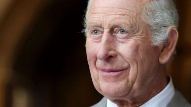  King Charles III smiles