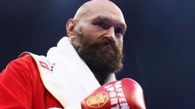 British heavyweight boxer Tyson Fury