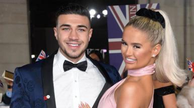 Tommy Fury and Molly-Mae Hague attend the Pride Of Britain Awards 2019 at The Grosvenor House Hotel on October 28, 2019 in London, England. 