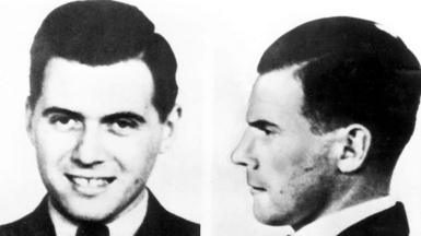 Black and white images of a man wearing a tie