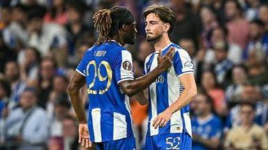 Martim Fernandes is consoled by Terem Moffi