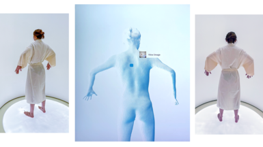 Full body scan images