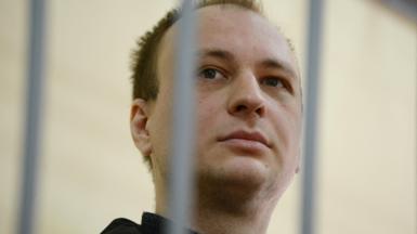 Robert Gilman in a prison in Russia in April 2026