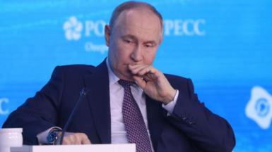 Vladimir Putin deep in thought