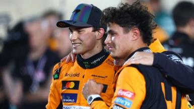 Lando Norris and Oscar Piastri