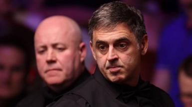 John Higgins (left) and Ronnie O'Sullivan