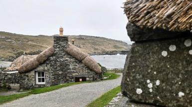 Gearrannan Blackhouse Village on the Isle of Lewis 