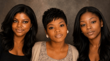 Three women. 