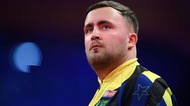 Luke Littler at the World Matchplay