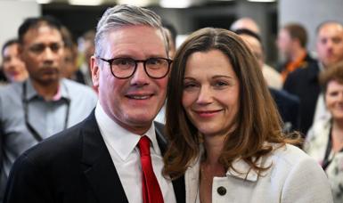 Sir Keir Starmer and Victoria Starmer