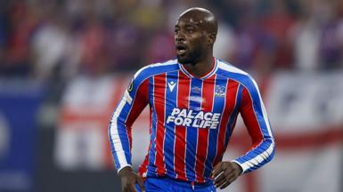 Jean-Philippe Mateta playing in the Uefa Conference League final