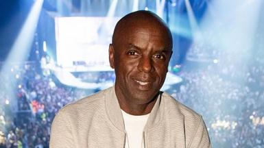 Trevor Nelson attends night 4 of the "Usher: Past Present Future" tour at The O2 Arena on April 05, 2025 in London, England