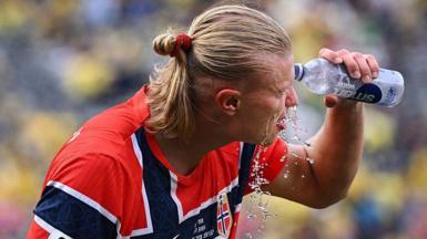 Erling Haaland water