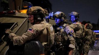 FBI at suspect's home in California