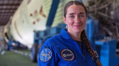 Rosemary Coogan pictured at Johnson Space Centre