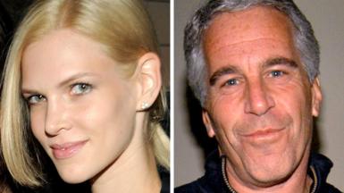 Nadia Marcinko (L) was Epstein's main girlfriend for seven years after his relationship with Ghislaine Maxwell came to an end